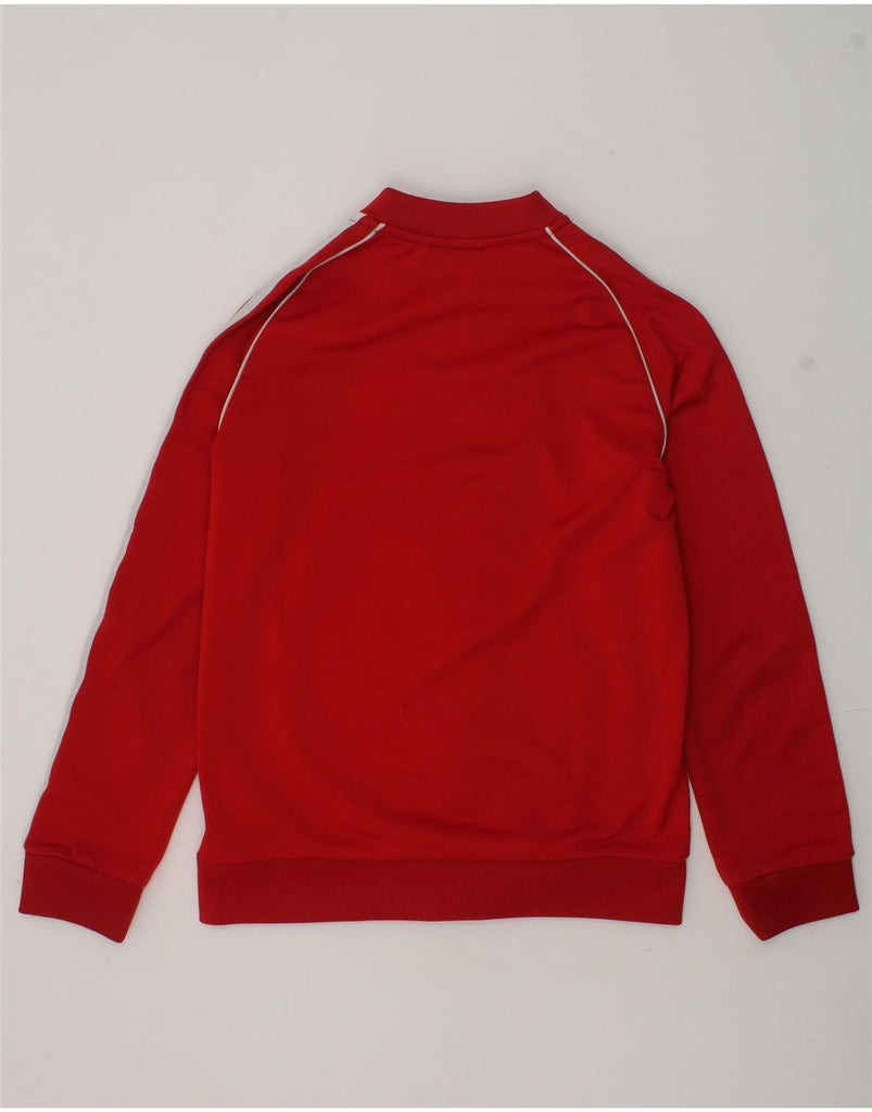 ADIDAS Boys Graphic Tracksuit Top Jacket 8-9 Years Red Polyester | Vintage Adidas | Thrift | Second-Hand Adidas | Used Clothing | Messina Hembry 