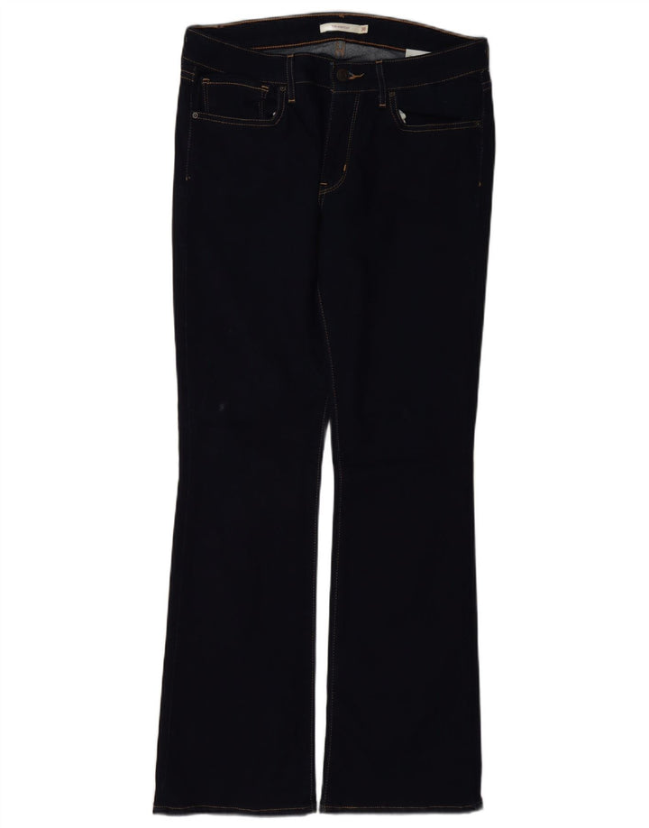 Levi's Womens 715 Bootcut Jeans W30 L32 Navy Blue Cotton