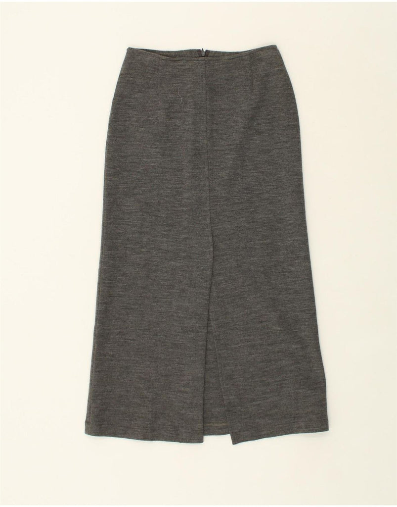 VINTAGE Womens Midi Skirt IT 44 Medium W28  Grey | Vintage Vintage | Thrift | Second-Hand Vintage | Used Clothing | Messina Hembry 