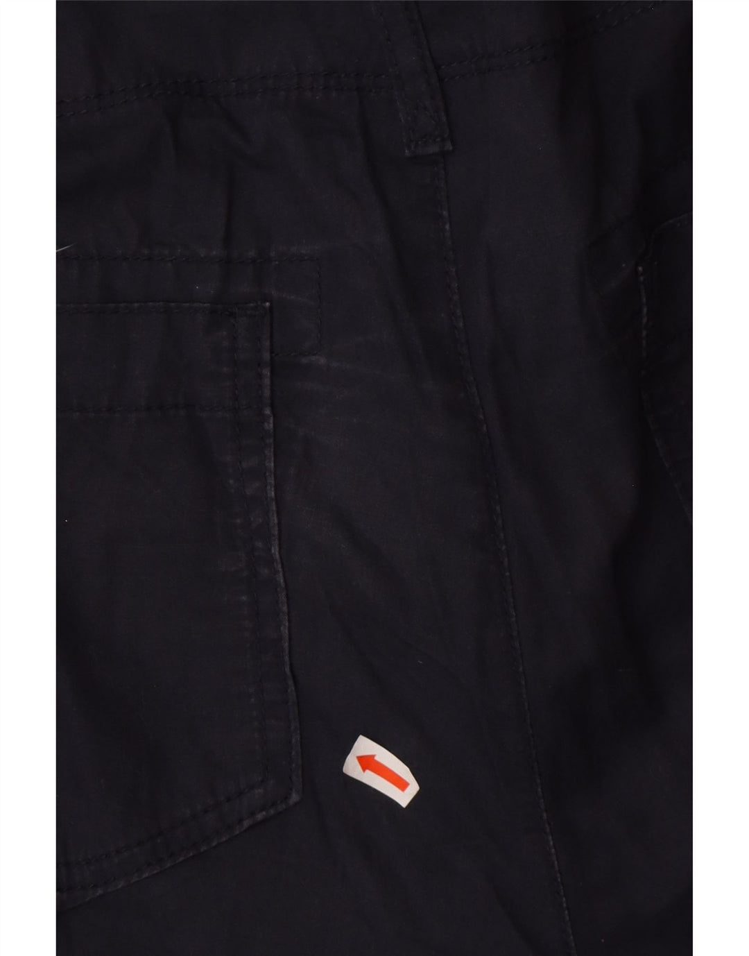 EDDIE BAUER Womens Cargo Shorts US 12 Large W38  Navy Blue Cotton