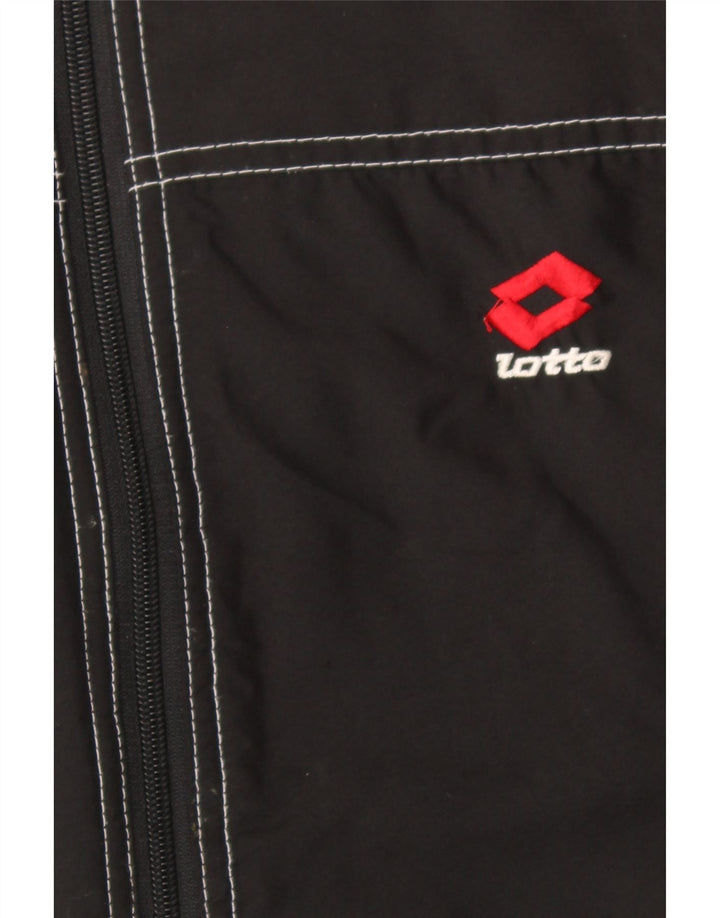 LOTTO Mens Reversible Gilet UK 38 Medium Black Polyester Vintage Lotto and Second-Hand Lotto from Messina Hembry 
