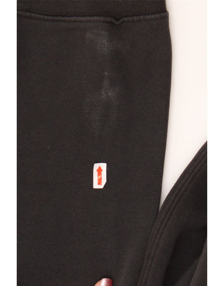 NIKE Mens Crusaders Graphic Hoodie Jumper 3XL Black Cotton