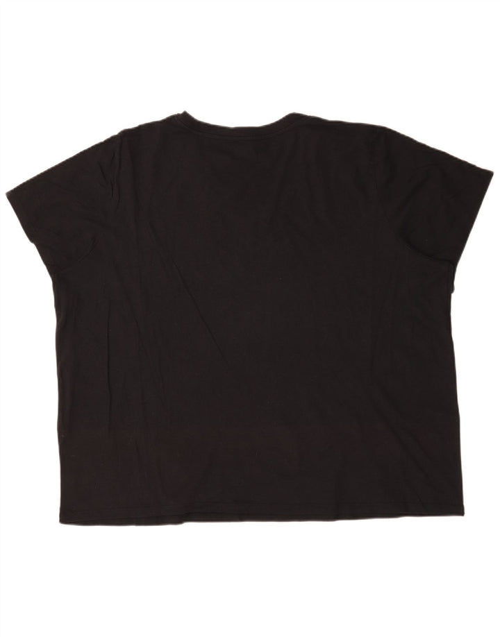 Levi's Womens Oversized T-Shirt Top UK 22 3XL Black Cotton
