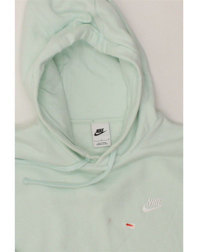 NIKE Mens Hoodie Jumper Large Green Vintage Nike and Second-Hand Nike from Messina Hembry 