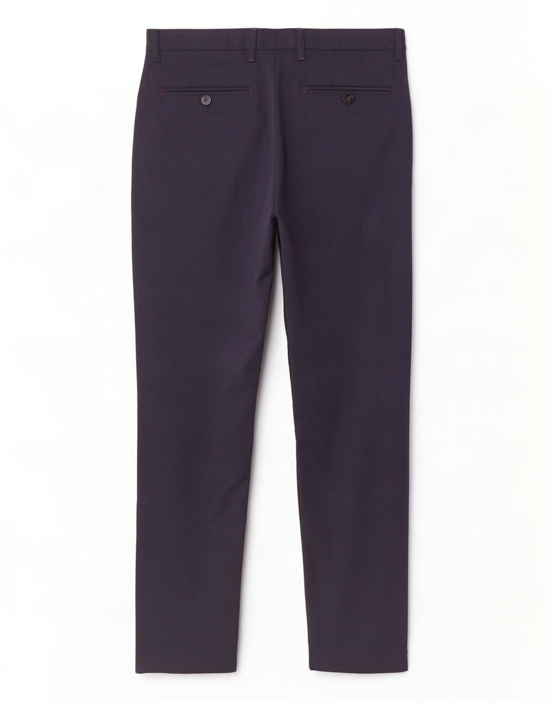 Ted Baker Mens Straight Suit Trousers W32 L30 Navy Blue Polyester