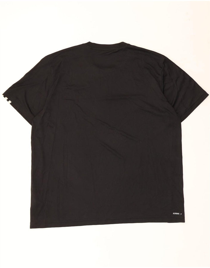 ADIDAS Mens Aeroready T-Shirt Top XL Black Polyester