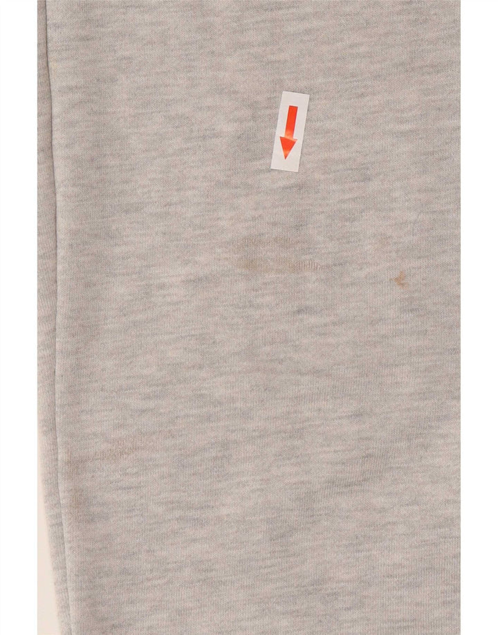 Fila Mens Graphic Tracksuit Trousers Joggers Small Grey Flecked Polyester