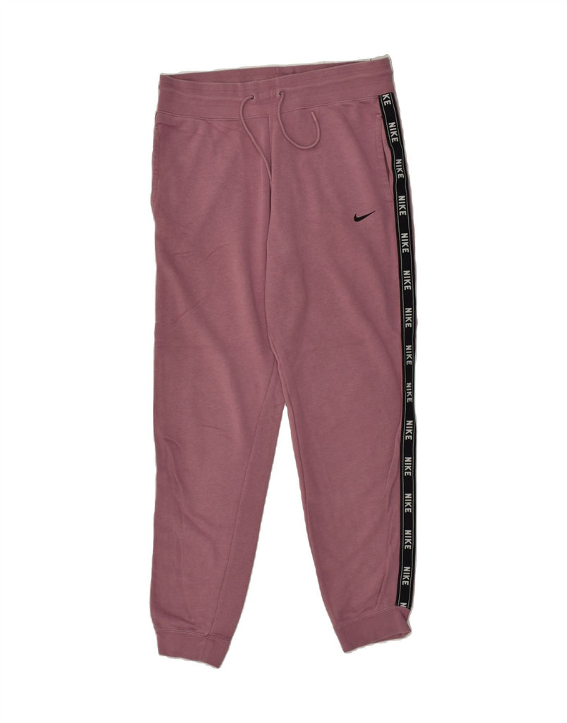 NIKE Mens Graphic Tracksuit Trousers Joggers Small Pink | Vintage Nike | Thrift | Second-Hand Nike | Used Clothing | Messina Hembry 