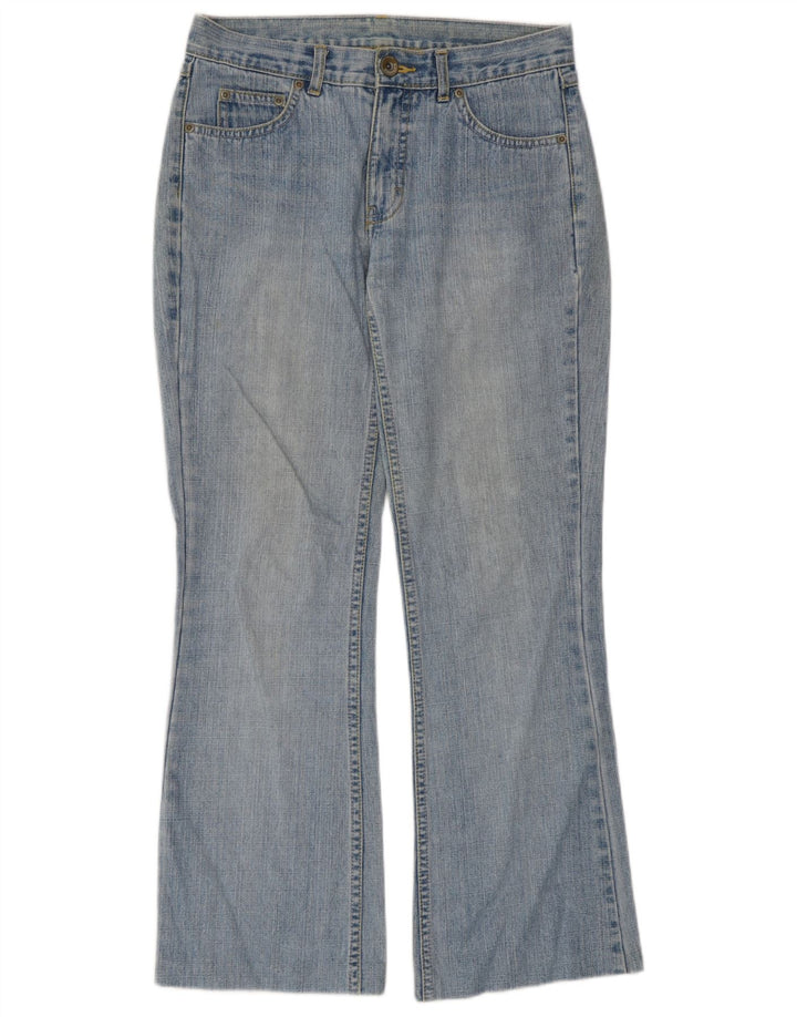 Marks & Spencer Womens Bootcut Jeans UK 8 Small W28 L27 Blue Cotton