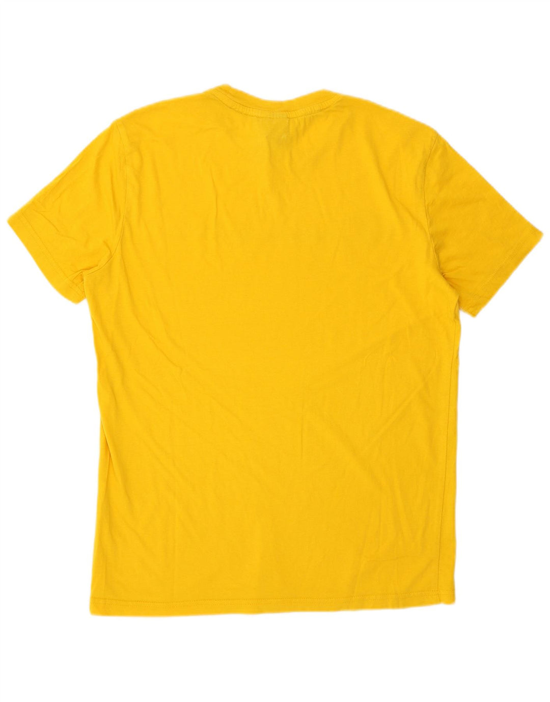 Champion Mens Graphic T-Shirt Top XS Yellow Cotton
