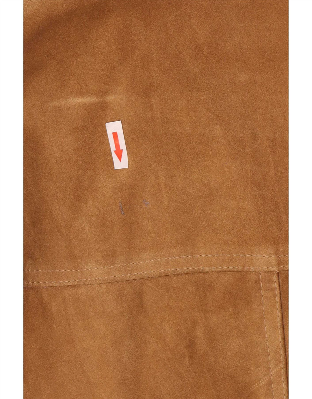 Firenze Womens 2 Button Suede Blazer Jacket UK 14 Medium Beige Leather