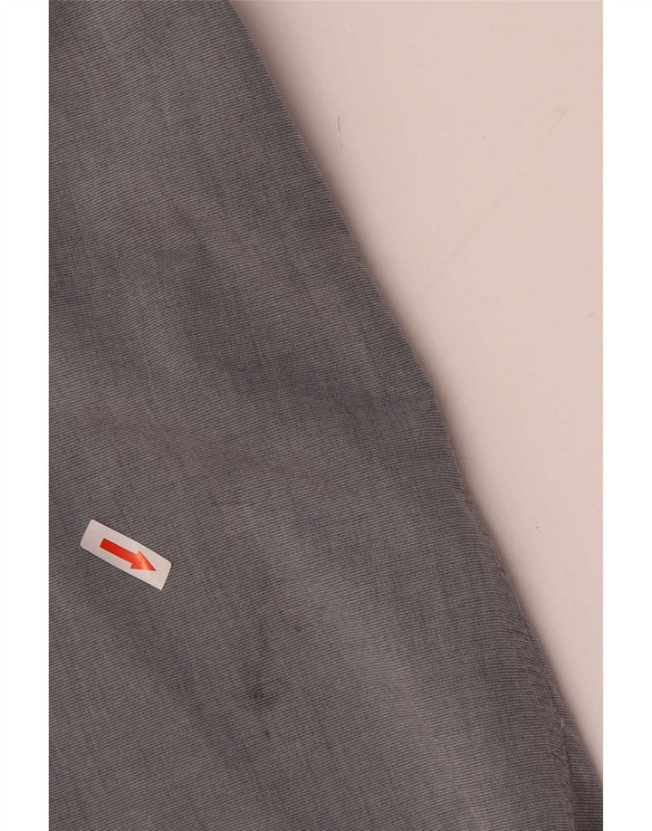 Gas Mens Shirt Medium Grey Cotton