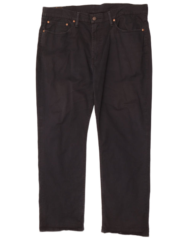 Levi's Mens 514 Straight Jeans W38 L30 Black Cotton
