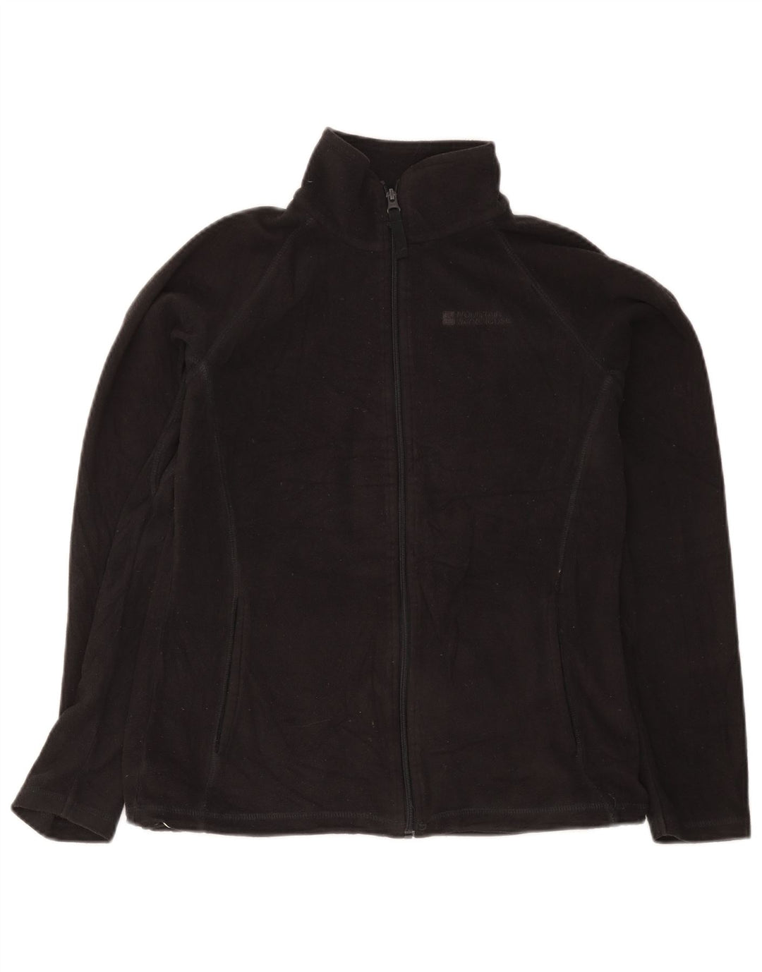 Mountain Warehouse Womens Relaxed Fit Fleece Jacket UK 8 Small Black