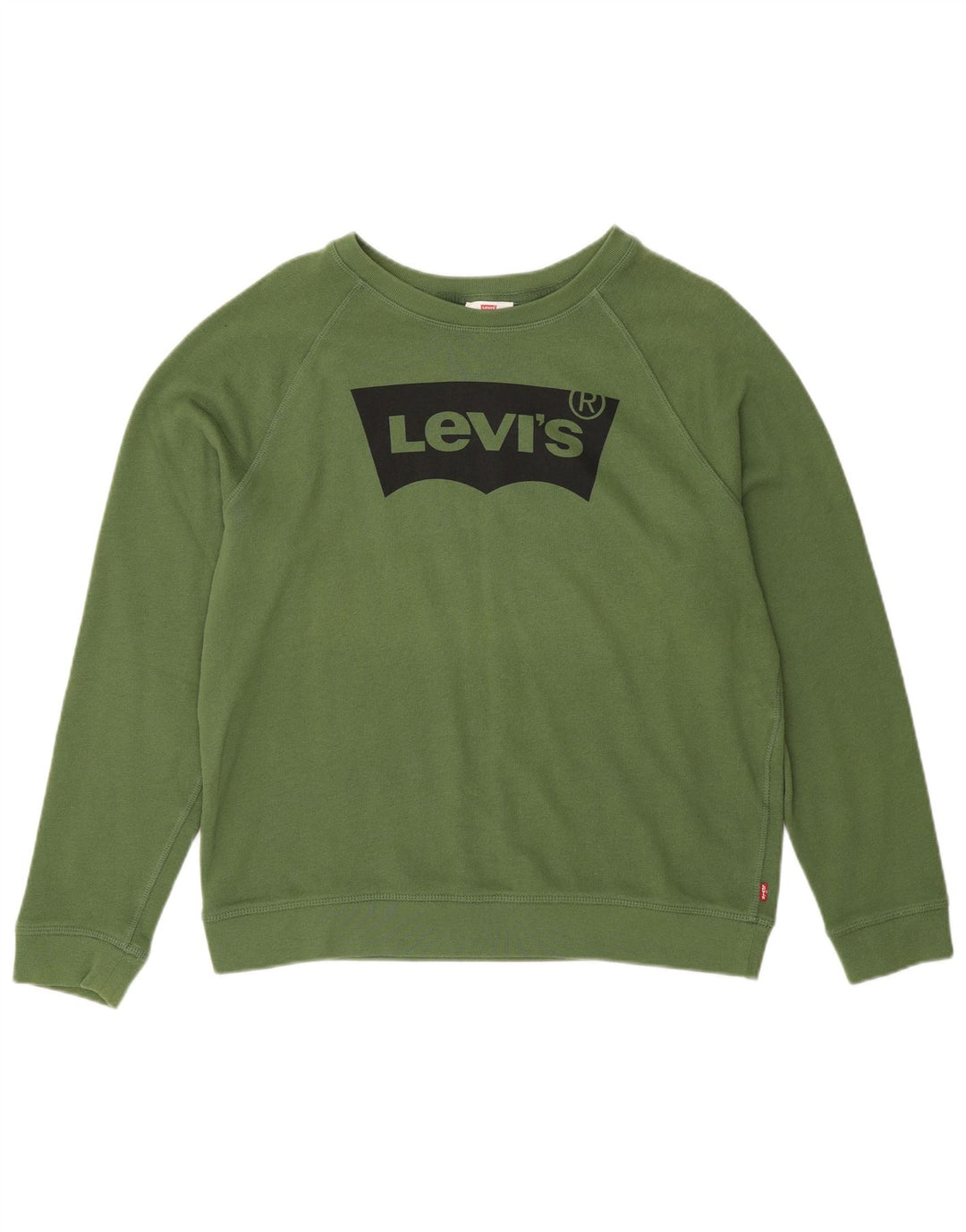 Levi's Womens Graphic Sweatshirt Jumper UK 18 XL Green