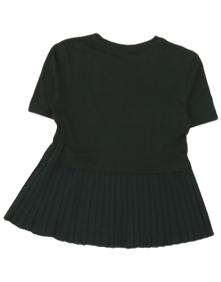 Zara Womens Blouse Top UK 10 Small Khaki