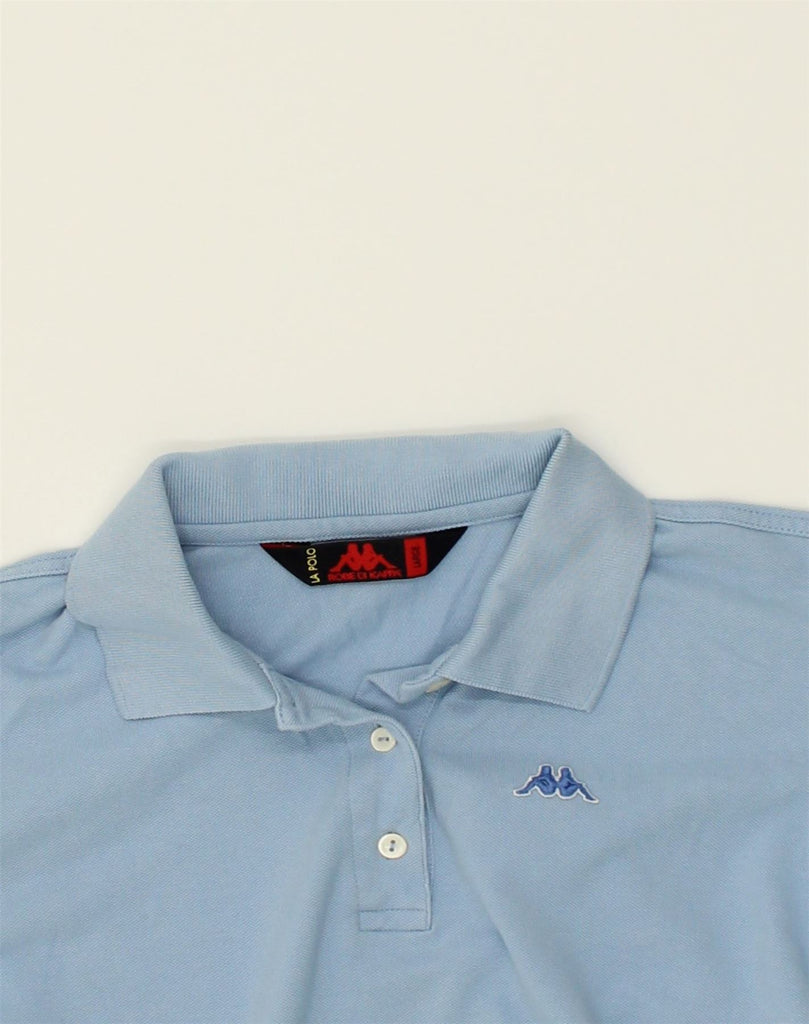 KAPPA Mens Polo Shirt Large Blue Cotton | Vintage Kappa | Thrift | Second-Hand Kappa | Used Clothing | Messina Hembry 