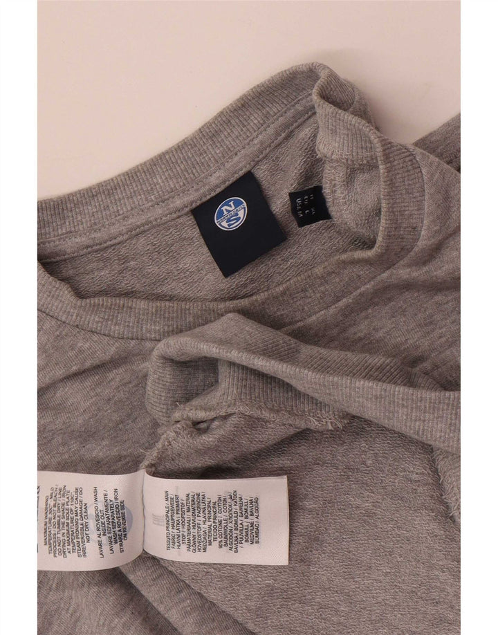 North Sails Mens Sweatshirt Jumper Large Grey Cotton