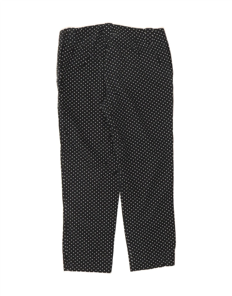 RALPH LAUREN Womens Cropped Trousers US 6 Medium W30 L24 Black Polka Dot Vintage Ralph Lauren and Second-Hand Ralph Lauren from Messina Hembry 