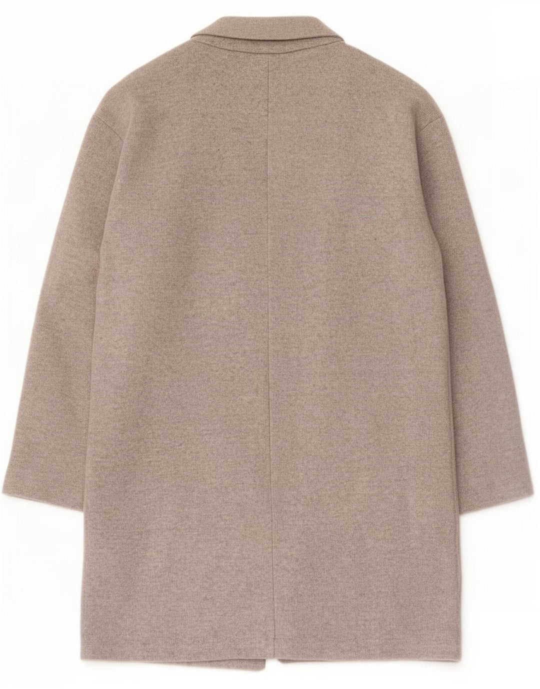 Zara Womens Open Overcoat UK 14 Medium Grey Polyester