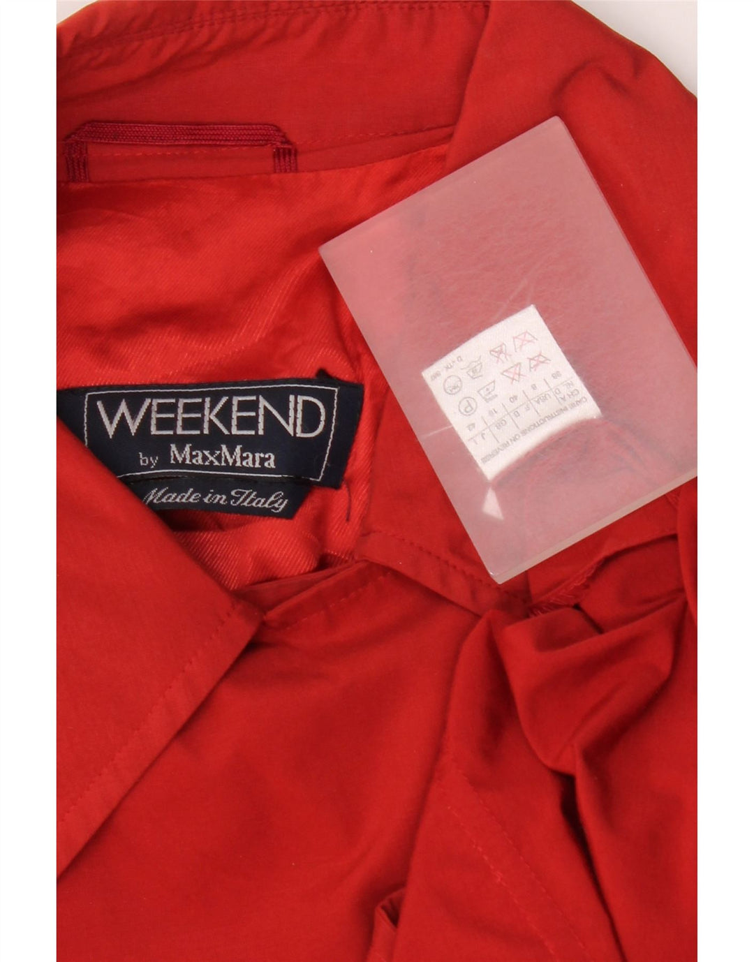 Max Mara Womens Weekend Overcoat UK 16 Large Red