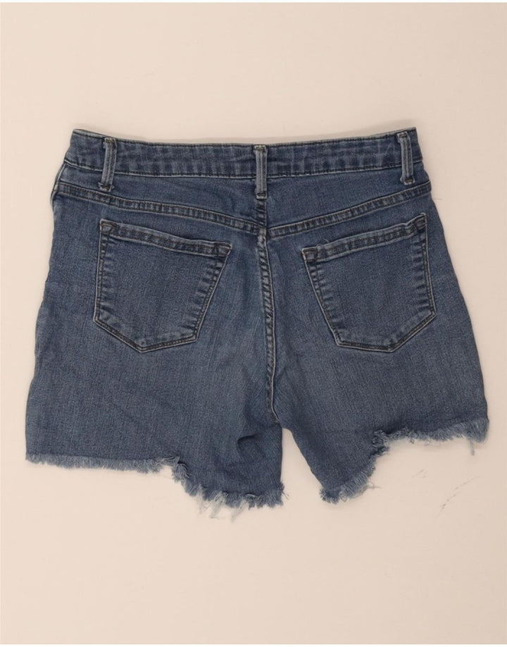 LEE Womens Riders Mid Rise Distressed Denim Shorts Small W28 Blue Cotton Vintage Lee and Second-Hand Lee from Messina Hembry 
