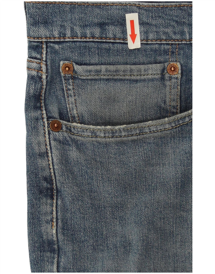 Levi's Mens 502 Tapered Jeans W34 L32 Blue Cotton