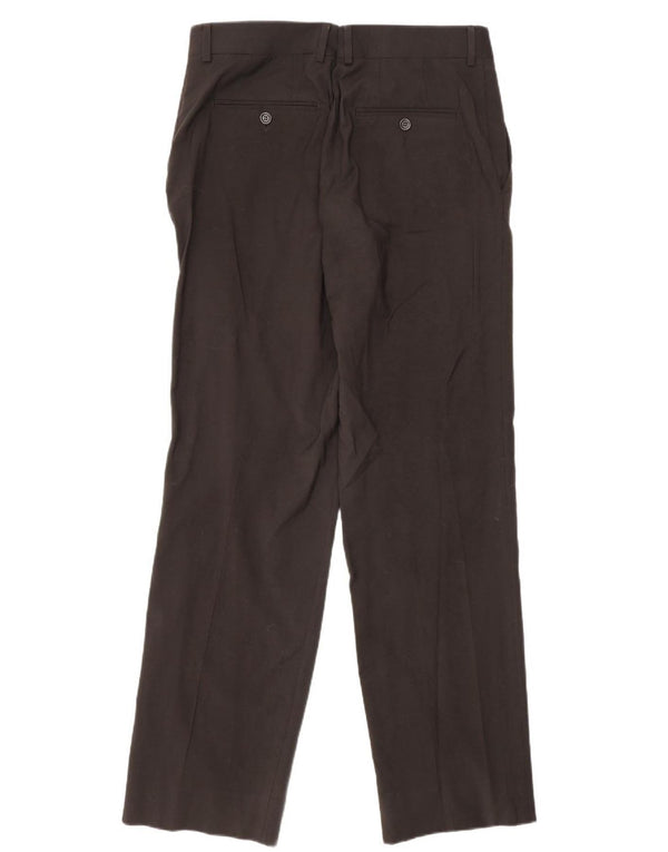 Zara Mens Straight Chino Trousers EU 44 Large W34 L32 Brown