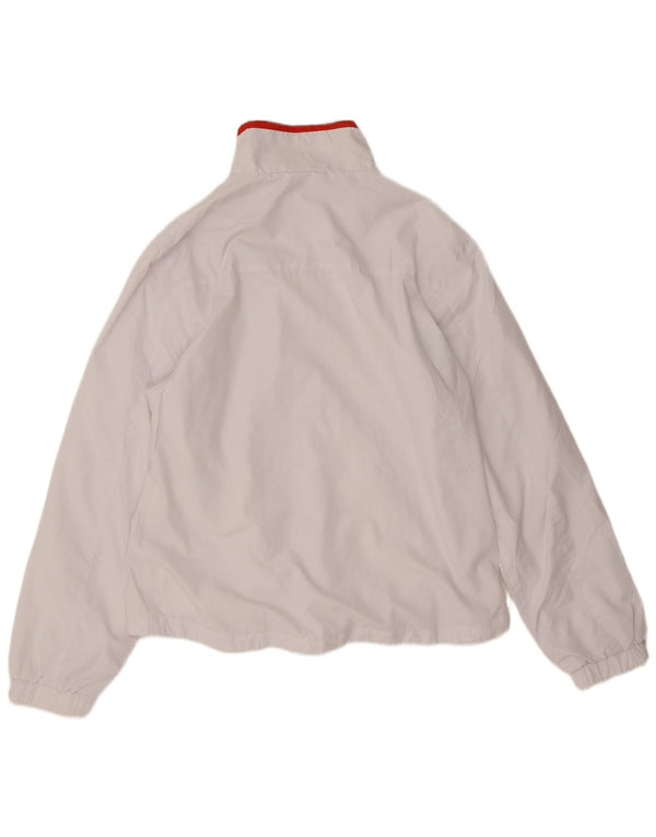 Fila Womens Tracksuit Top Jacket UK 16 Large White Polyester
