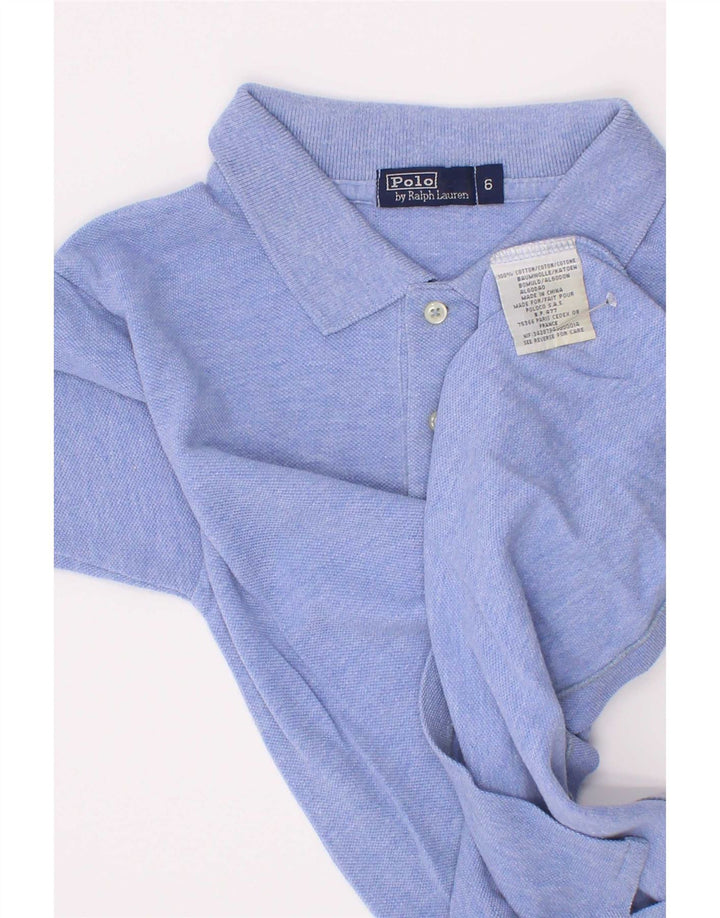 Polo Ralph Lauren Boys Shirt 5-6 Years Blue Cotton
