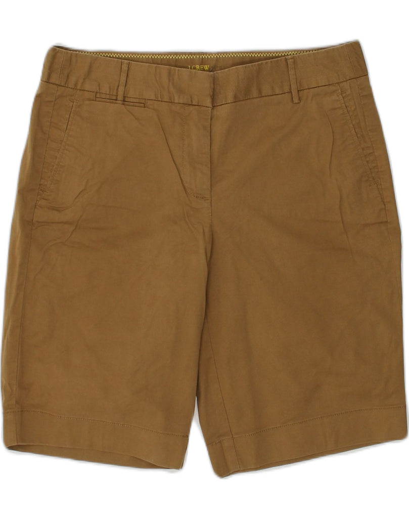 J. CREW Womens Chino Shorts US 4 Small W30 Brown Cotton | Vintage J. Crew | Thrift | Second-Hand J. Crew | Used Clothing | Messina Hembry 