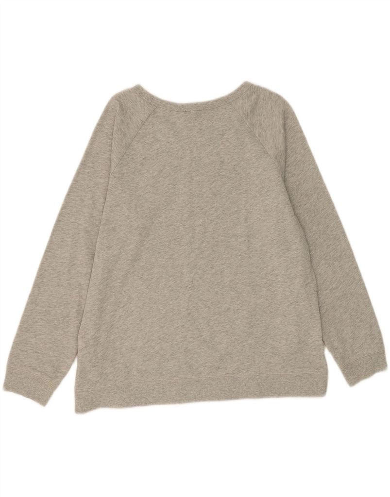 GAP Womens Graphic Sweatshirt Jumper UK 18 XL Grey Cotton Vintage Gap and Second-Hand Gap from Messina Hembry 