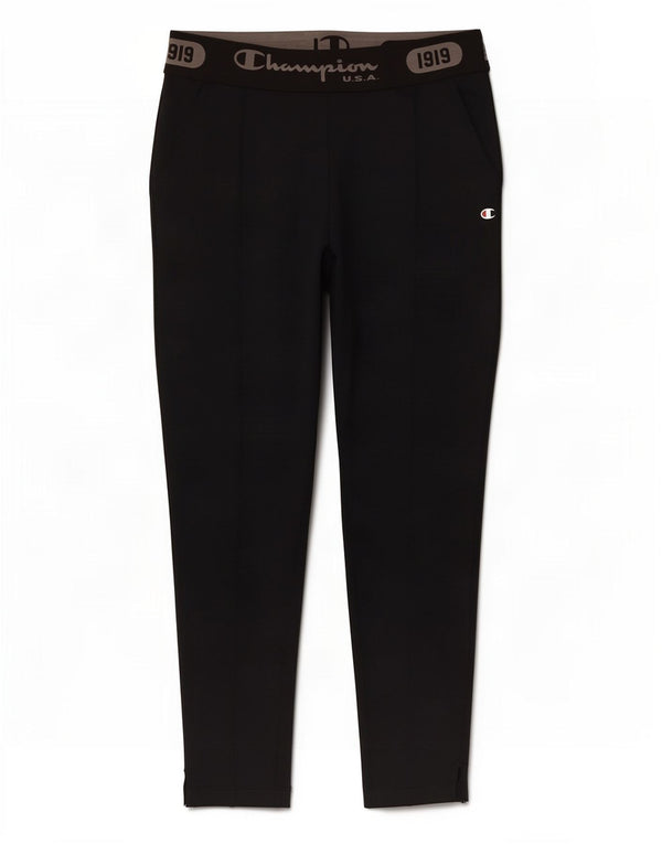 Champion Womens Tracksuit Trousers UK 12 Medium Navy Blue Colourblock