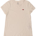 LEVI'S Womens T-Shirt Top UK 10 Small White Cotton