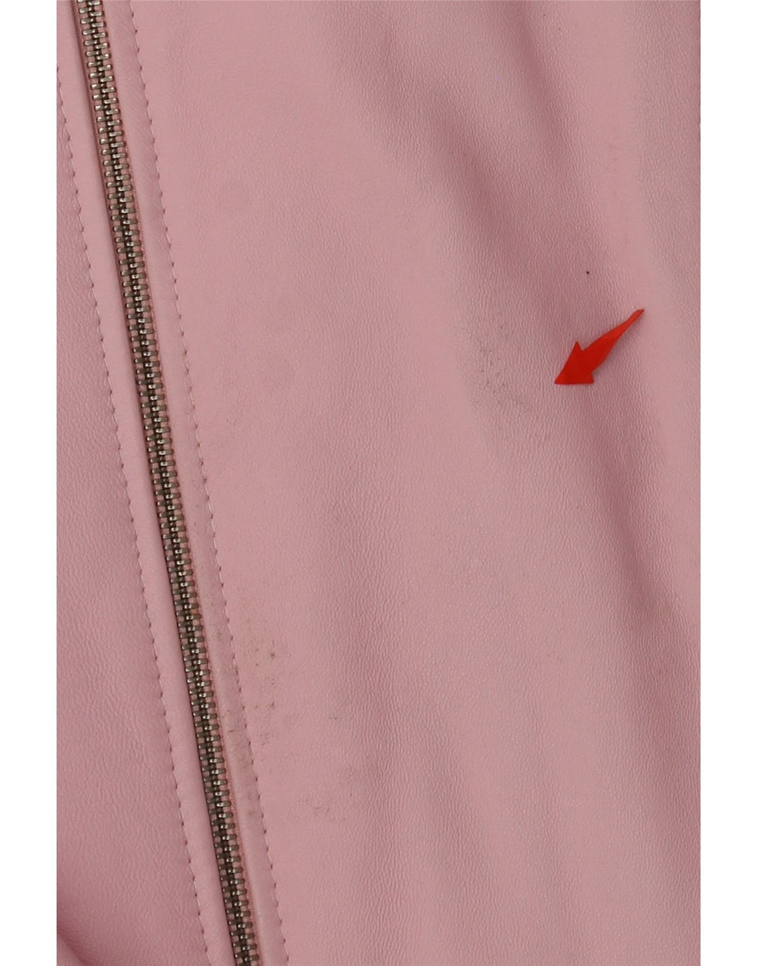 CABRINI Womens Leather Jacket UK 16 Large Pink Leather