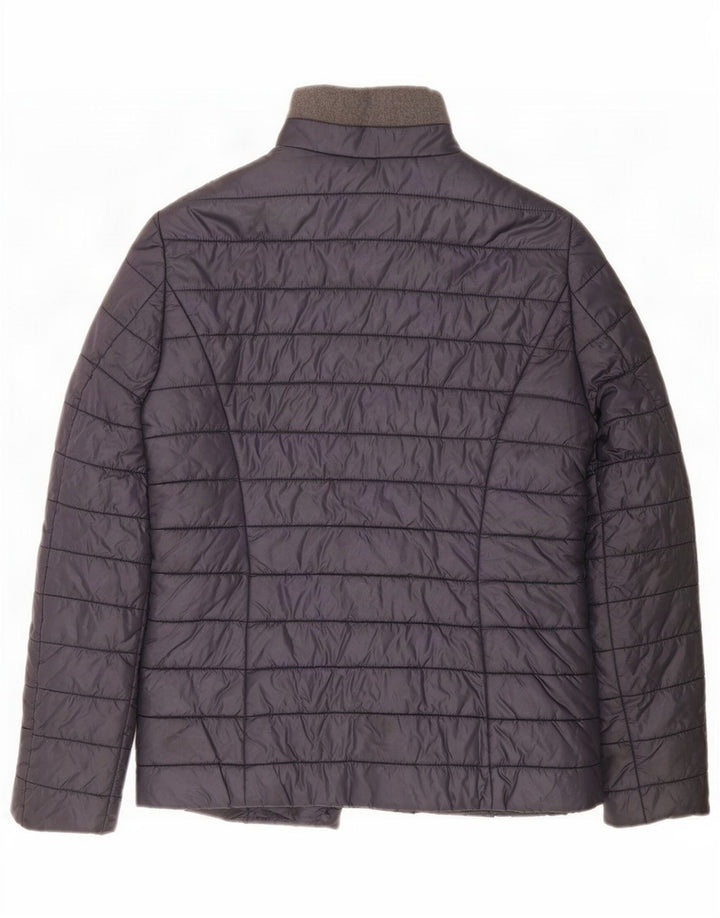 Gerry Weber Womens Padded Jacket UK 14 Large Navy Blue Polyester