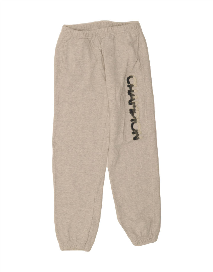 CHAMPION Mens Graphic Tracksuit Trousers Joggers Small  Grey Cotton Vintage Champion and Second-Hand Champion from Messina Hembry 