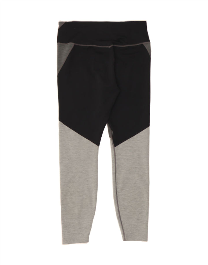 NIKE Womens Graphic Leggings UK 12 Medium  Grey Polyester Vintage Nike and Second-Hand Nike from Messina Hembry 