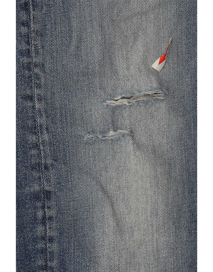 G-Star Mens Straight Jeans W34 L34 Blue Cotton