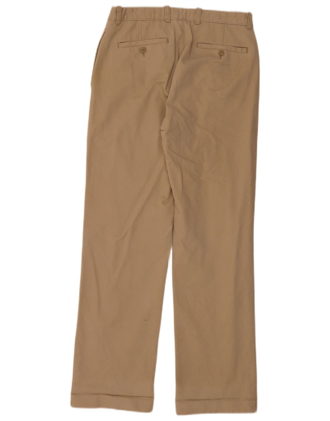 J. CREW Mens Straight Chino Trousers W31 L34  Beige Cotton
