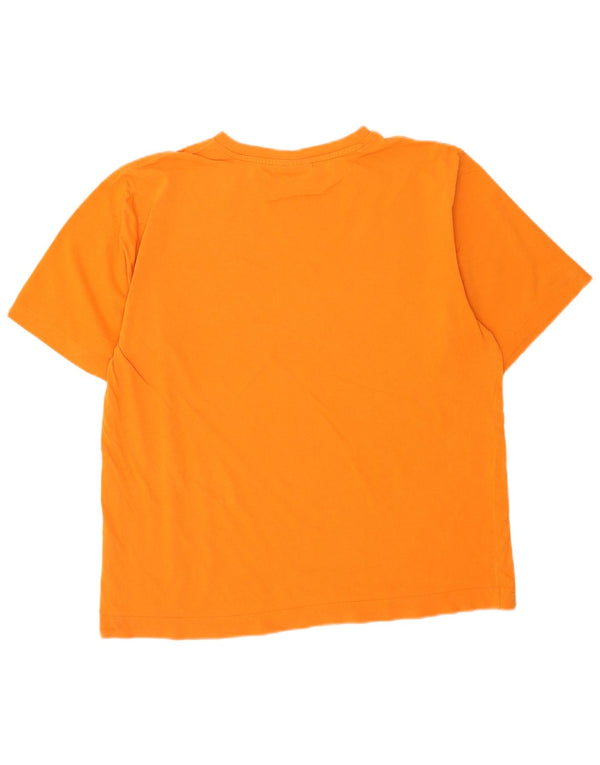 Puma Mens Graphic T-Shirt Top Large Orange