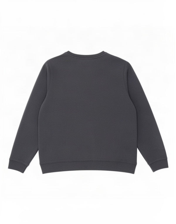 Fila Womens Graphic Sweatshirt Jumper UK 16 Large Navy Blue Polyester