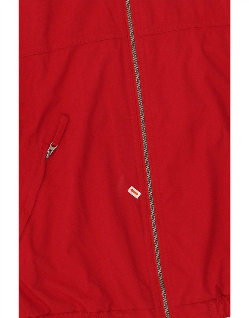 MURPHY & NYE Mens Graphic Bomber Jacket UK 40 Large Red Striped Polyamide | Vintage Murphy & Nye | Thrift | Second-Hand Murphy & Nye | Used Clothing | Messina Hembry 