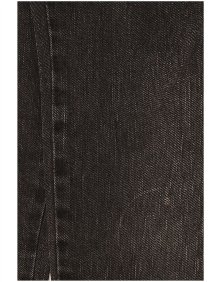 Wrangler Mens Texas Stretch Straight Jeans W32 L30 Black Cotton