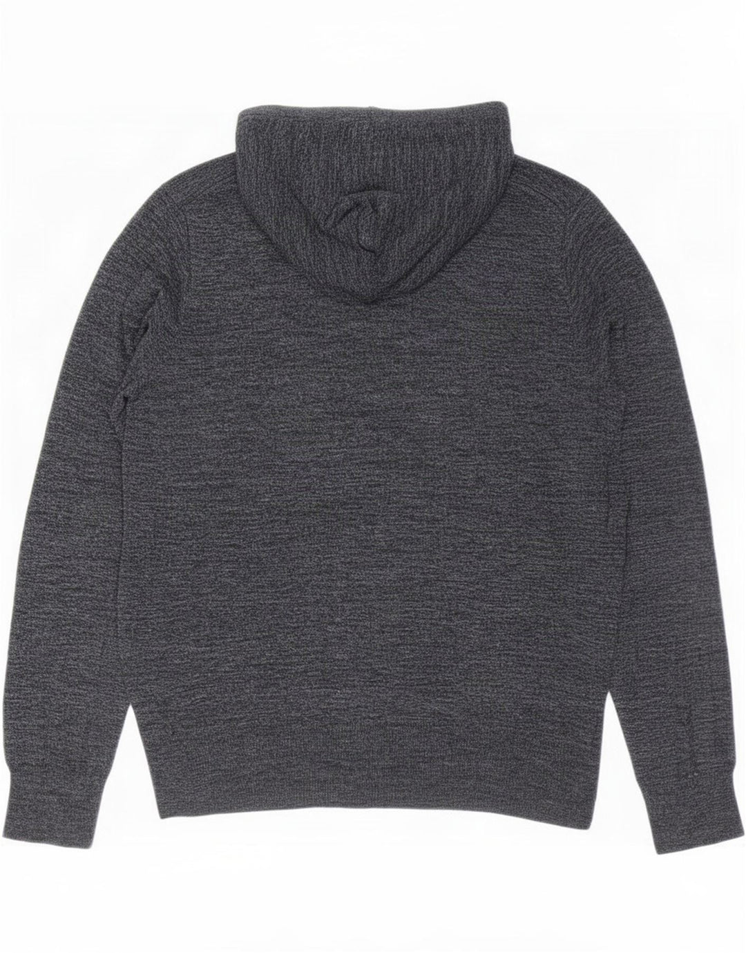 J. Crew Mens Hooded Jumper Sweater Large Grey Flecked