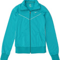 NIKE Womens Tracksuit Top Jacket UK 4/6 XS Blue Polyester Vintage Nike and Second-Hand Nike from Messina Hembry 