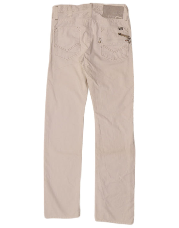 Energie Mens Emerson Straight Jeans W30 L34 White Cotton
