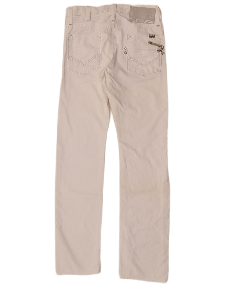 Energie Mens Emerson Straight Jeans W30 L34 White Cotton