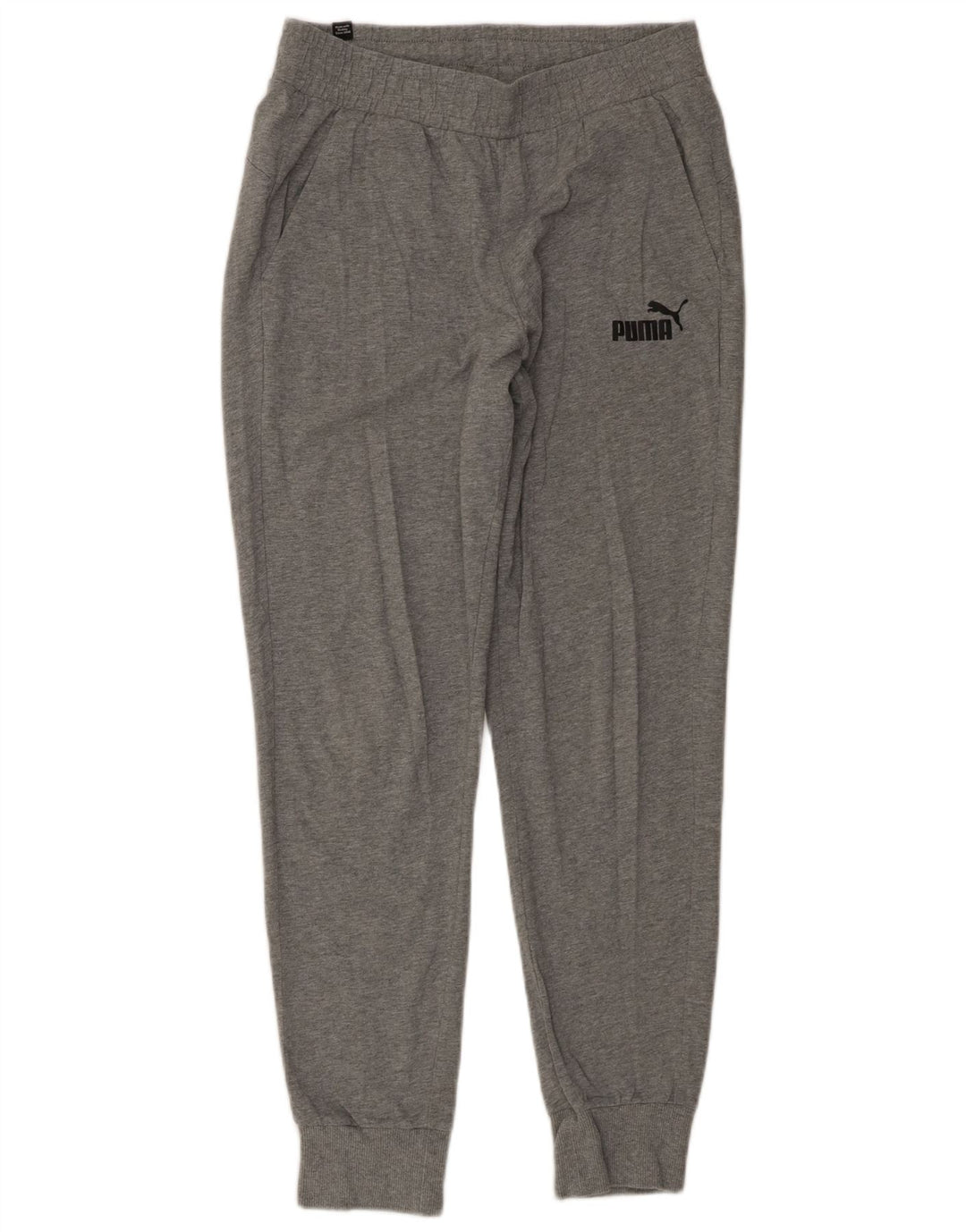 PUMA Womens Tracksuit Trousers Joggers UK 14 Medium  Grey Cotton