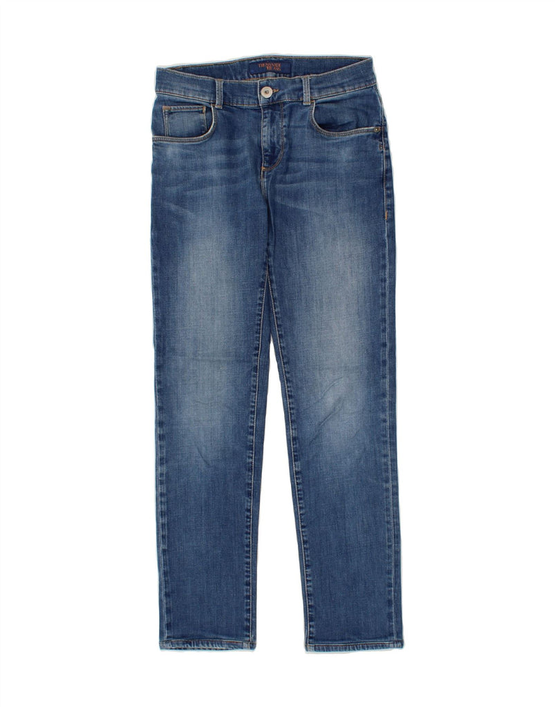 TRUSSARDI Womens Slim Jeans W28 L30  Blue Cotton Vintage Trussardi and Second-Hand Trussardi from Messina Hembry 